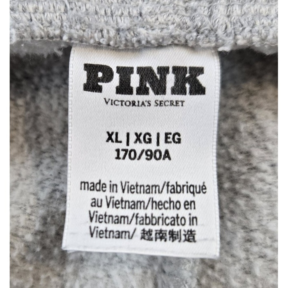 PINK Victoria's Secret Women's wide Leg Sweatpants Pull On Cargo Pockets Size XL - Picture 7 of 9